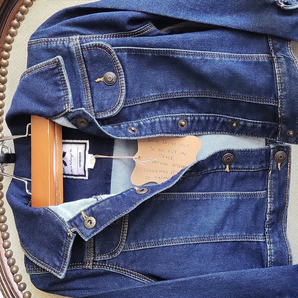 Handpainted denim jacket - Picture 4 of 4